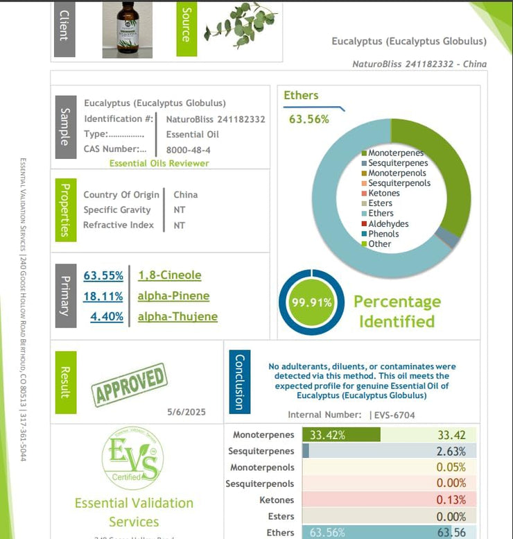 100% Pure Natural Undiluted Eucalyptus Essential Oil (4Oz) Premium Therapeutic Grade Aromatherapy