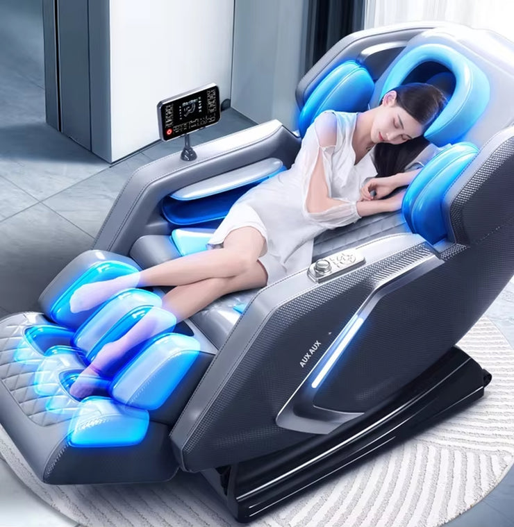 C82 Wholesale 3D 4D 5D Full Body Masaje Electric Thai Stretching AI Smart Recliner SL Track Zero Gravity Massage Chair