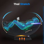 4D Massage Chair with 55" SL Track, 2 Zero Gravity Modes, Voice Control, Heating, Leather