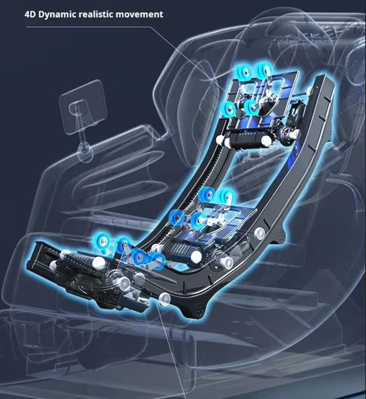 C82 Wholesale 3D 4D 5D Full Body Masaje Electric Thai Stretching AI Smart Recliner SL Track Zero Gravity Massage Chair